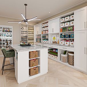 Custom craft room