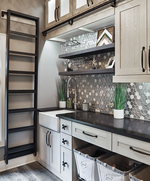 Custom laundry room design