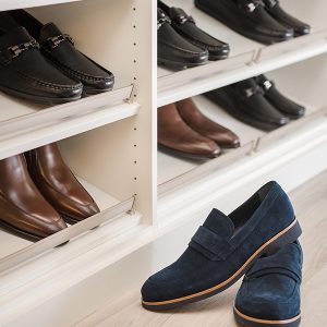 Shoe Shelves with luxury toe stops