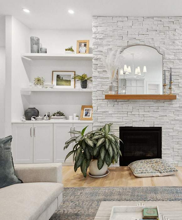 Custom Wall Unit shelving