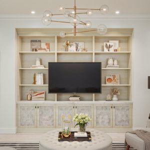 Custom built in media center