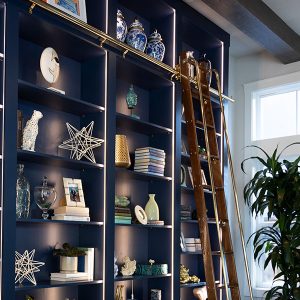 Wall unit Rolling ladder