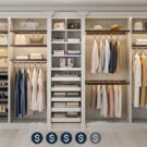 Budget options at Closet Factory Tier 4