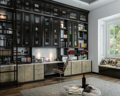 A trendy custom-stai...