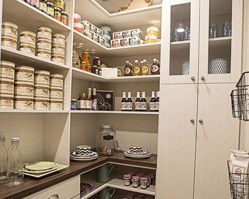 This walk-in pantry ...