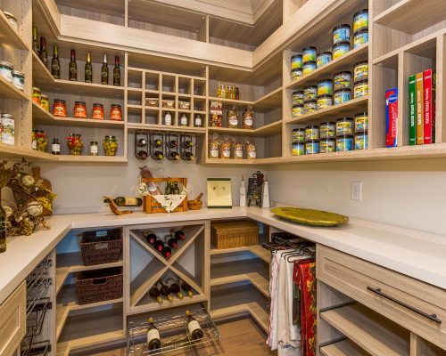 This pantry features...
