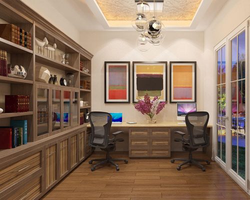 Zebrawood accents to...